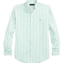 Best deal ❤️ Polo Ralph Lauren Custom Fit Striped Stretch Poplin ???? Shirt In Green/White ???? -Industrie Shop unnamed file 1054