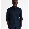 Buy 💯 Blaq Bondi Linen Long Sleeve Relaxed 👚 Shirt In Navy 🎁 -Industrie Shop unnamed file 1078