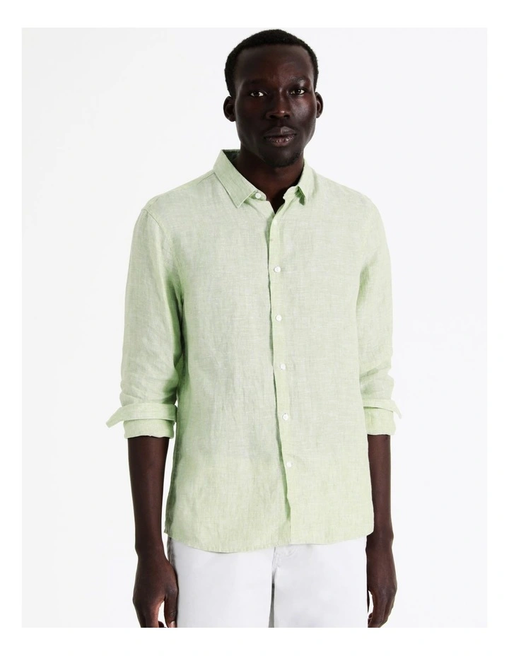 Best deal π― Blaq Bondi Linen Long Sleeve Relaxed π Shirt In Sage π₯ 3 Best deal π― Blaq Bondi Linen Long Sleeve Relaxed π Shirt In Sage π₯