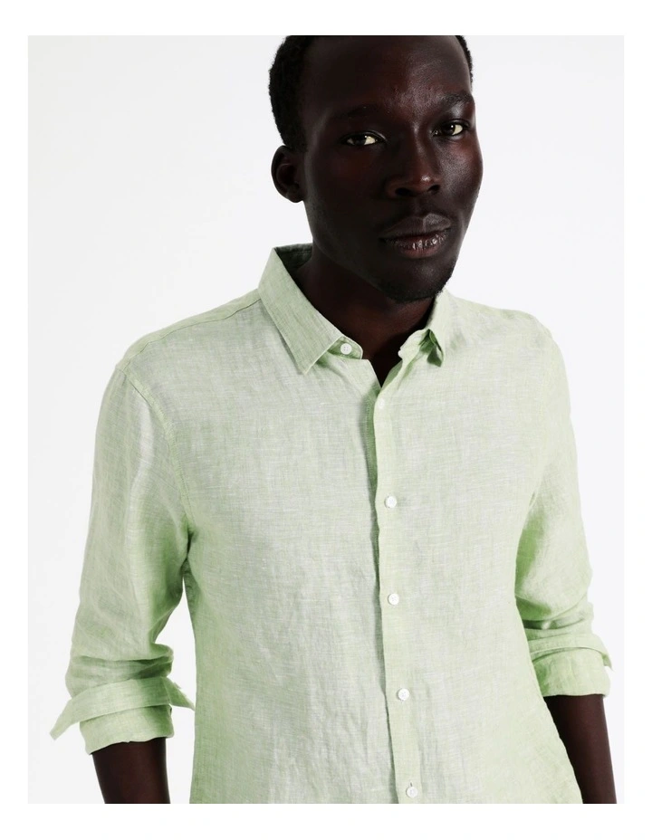 Best deal π― Blaq Bondi Linen Long Sleeve Relaxed π Shirt In Sage π₯ 4 Best deal π― Blaq Bondi Linen Long Sleeve Relaxed π Shirt In Sage π₯ - Image 2