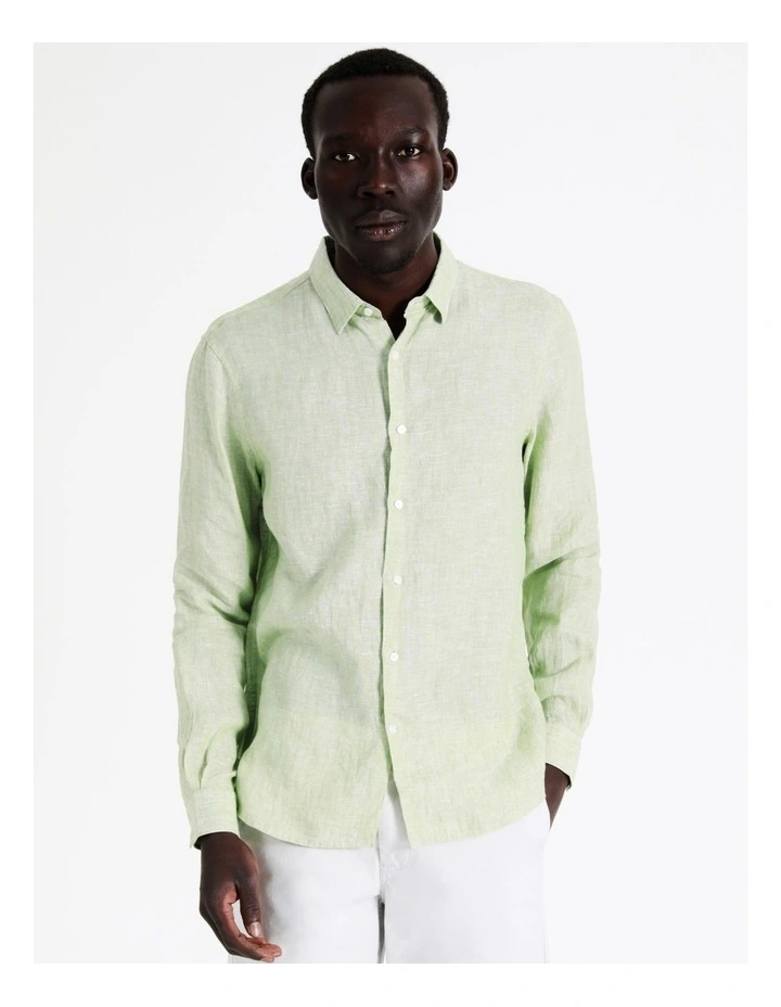 Best deal π― Blaq Bondi Linen Long Sleeve Relaxed π Shirt In Sage π₯ 5 Best deal π― Blaq Bondi Linen Long Sleeve Relaxed π Shirt In Sage π₯ - Image 3