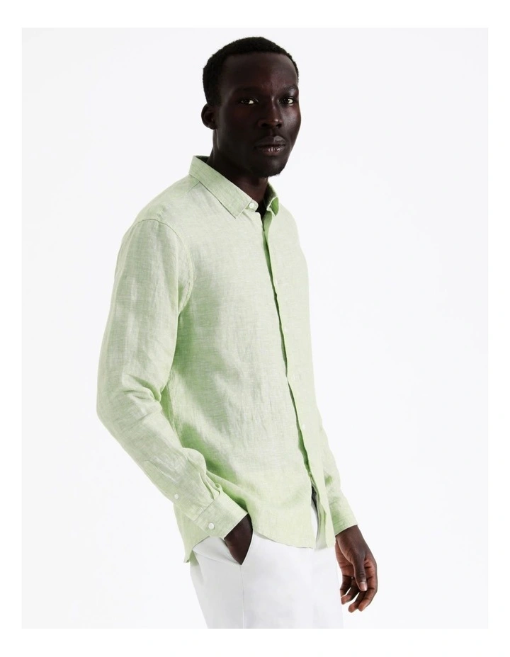 Best deal π― Blaq Bondi Linen Long Sleeve Relaxed π Shirt In Sage π₯ 7 Best deal π― Blaq Bondi Linen Long Sleeve Relaxed π Shirt In Sage π₯ - Image 5