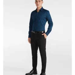 Flash Sale ⌛ Yd. Shark Slim 👗 Dress 👕 Shirt In Teal 👍 -Industrie Shop unnamed file 1124