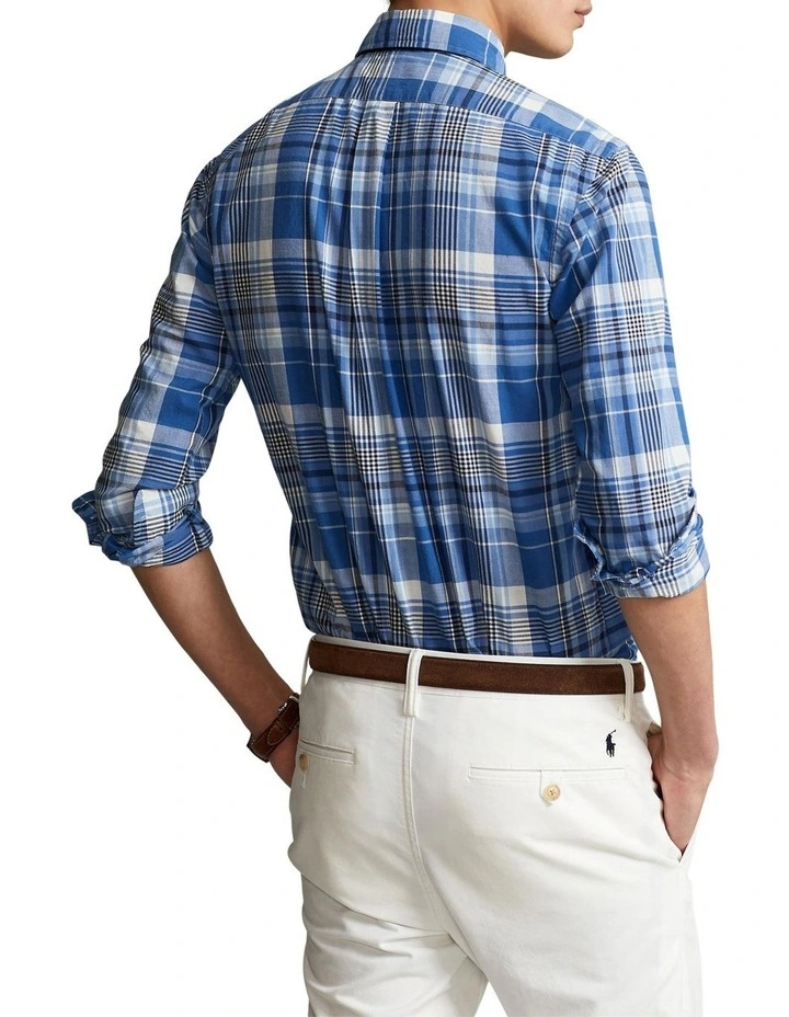 Flash Sale π Polo Ralph Lauren Classic Fit Madras π Shirt In Blue β¨ 4 Flash Sale π Polo Ralph Lauren Classic Fit Madras π Shirt In Blue β¨ - Image 2