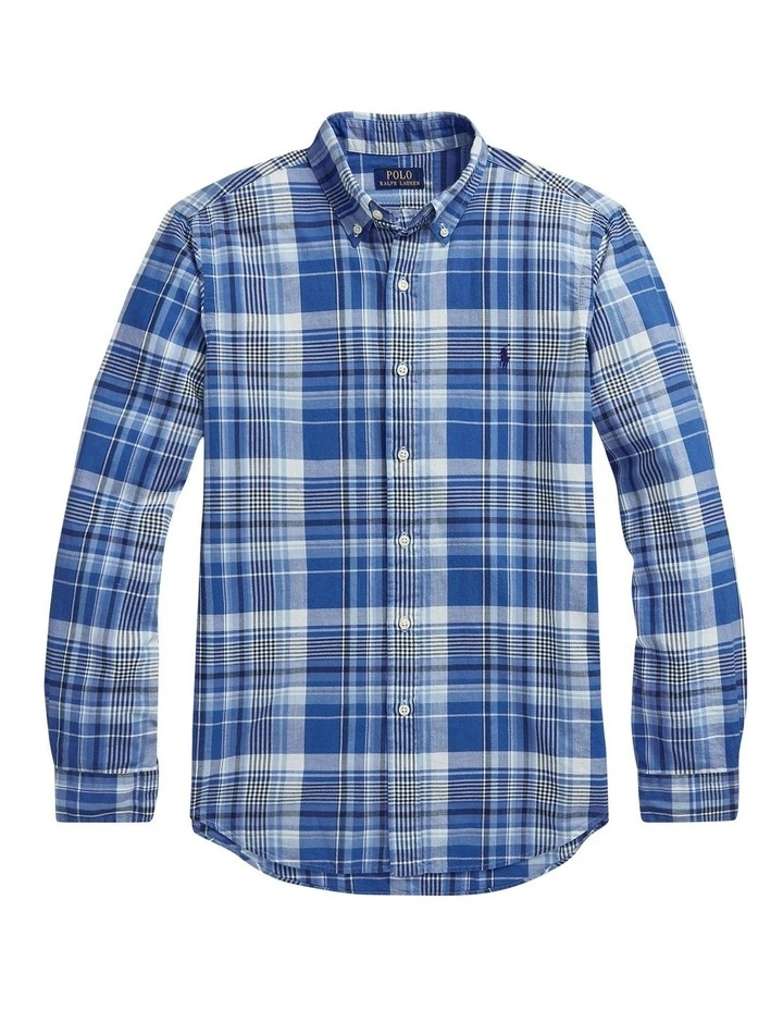 Flash Sale π Polo Ralph Lauren Classic Fit Madras π Shirt In Blue β¨ 6 Flash Sale π Polo Ralph Lauren Classic Fit Madras π Shirt In Blue β¨ - Image 4