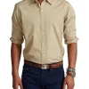 Deals 😉 Polo Ralph Lauren Classic Fit Garment-Dyed Twill 👚 Shirt In Beige 👏 -Industrie Shop unnamed file 1138