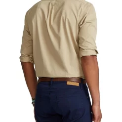 Deals 😉 Polo Ralph Lauren Classic Fit Garment-Dyed Twill 👚 Shirt In Beige 👏 -Industrie Shop unnamed file 1139