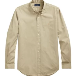 Deals 😉 Polo Ralph Lauren Classic Fit Garment-Dyed Twill 👚 Shirt In Beige 👏 -Industrie Shop unnamed file 1141