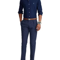 Wholesale 😉 Polo Ralph Lauren Classic Fit Stretch Poplin 👕 Shirt In Navy ⭐ -Industrie Shop unnamed file 1159