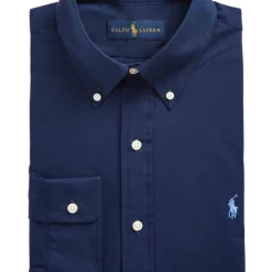 Wholesale 😉 Polo Ralph Lauren Classic Fit Stretch Poplin 👕 Shirt In Navy ⭐ -Industrie Shop unnamed file 1160