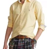 Top 10 👍 Polo Ralph Lauren Slim Fit Oxford 👚 Shirt In Yellow ✔️ -Industrie Shop unnamed file 1174