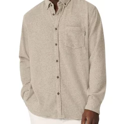 New 😍 Industrie The Ranger Long Sleeve 👕 Shirt In Beige ✔️