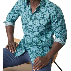 Best Pirce ⌛ MJ Bale Palermo Print 👕 Shirt In Navy Multi 🔔