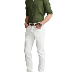 Deals 🔔 Polo Ralph Lauren Classic Fit Linen 👚 Shirt In Green 🎉 -Industrie Shop unnamed file 1289