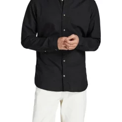 Hot Sale ❤️ Jack & Jones ☀️ Summer Long Sleeve 👕 Shirt In Black ✨