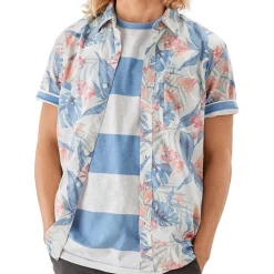 Deals 👍 American Eagle AE Button-Up Resort 👕 Shirt In Multi 🧨