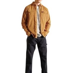 Discount 😀 Superdry Trailsman Cord 👚 Shirt Mustard 🌟 -Industrie Shop unnamed file 1341