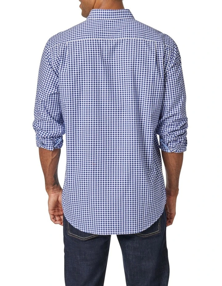 Deals π₯° Blazer Darcy Long Sleeve Oxford Check π Shirt Navy π 4 Deals π₯° Blazer Darcy Long Sleeve Oxford Check π Shirt Navy π - Image 2