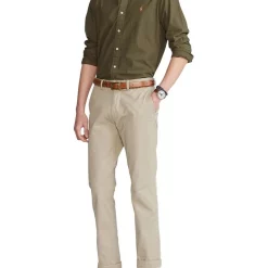 Outlet 👍 Polo Ralph Lauren Classic Fit Garment-Dyed Oxford 👚 Shirt Beige 🛒 -Industrie Shop unnamed file 1362