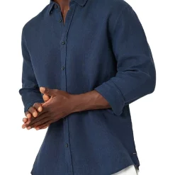 Best reviews of 😍 Industrie The Somersby Linen 👕 Shirt In Blue 💯