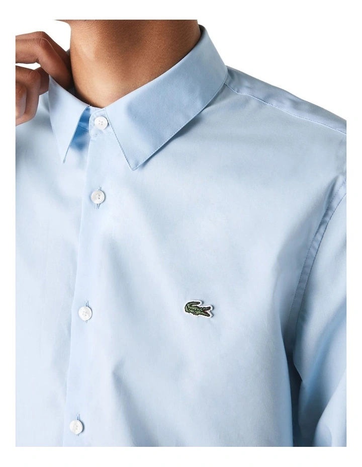 Promo 𧨠Lacoste Long Sleeve Slim Stretch Poplin π Shirt In Overview Blue β€οΈ 8 Promo 𧨠Lacoste Long Sleeve Slim Stretch Poplin π Shirt In Overview Blue β€οΈ - Image 6