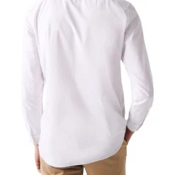 Cheapest ✔️ Lacoste Long Sleeve Slim Stretch Poplin 👚 Shirt In White 💯 -Industrie Shop unnamed file 1403