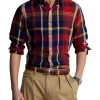 Flash Sale 🧨 Polo Ralph Lauren Custom Fit Plaid Linen 👚 Shirt In Multi 😉 -Industrie Shop unnamed file 1406