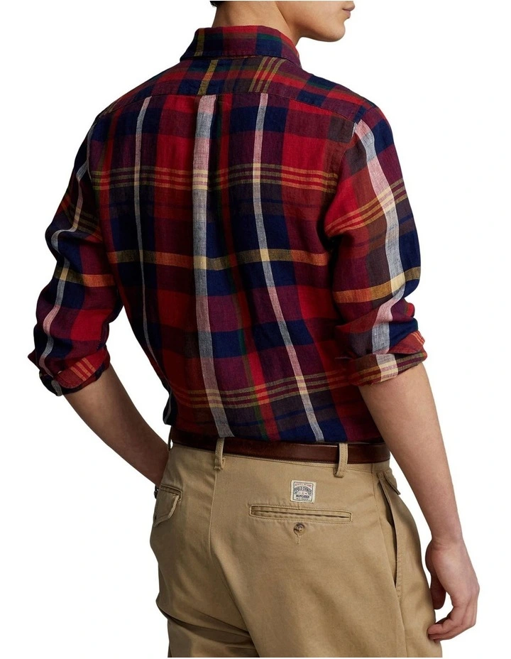 Flash Sale 𧨠Polo Ralph Lauren Custom Fit Plaid Linen π Shirt In Multi π 4 Flash Sale 𧨠Polo Ralph Lauren Custom Fit Plaid Linen π Shirt In Multi π - Image 2