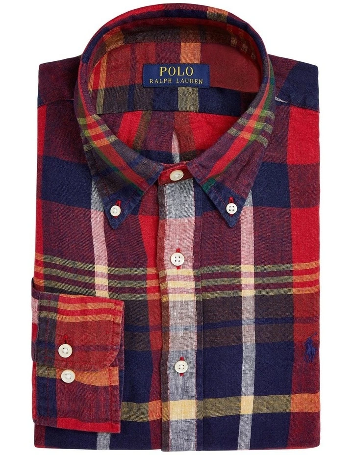 Flash Sale 𧨠Polo Ralph Lauren Custom Fit Plaid Linen π Shirt In Multi π 6 Flash Sale 𧨠Polo Ralph Lauren Custom Fit Plaid Linen π Shirt In Multi π - Image 4