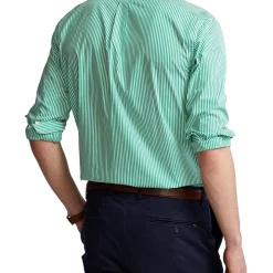 Best reviews of ⌛ Polo Ralph Lauren Slim Fit Striped Stretch Poplin 👚 Shirt In Green ✨ -Industrie Shop unnamed file 1411