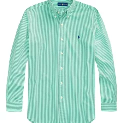 Best reviews of ⌛ Polo Ralph Lauren Slim Fit Striped Stretch Poplin 👚 Shirt In Green ✨ -Industrie Shop unnamed file 1412