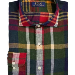 Coupon 👏 Polo Ralph Lauren Custom Fit Plaid Linen 👕 Shirt In Multi 💯 -Industrie Shop unnamed file 1420