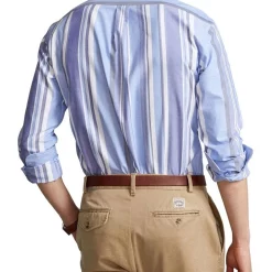 Best reviews of 🔥 Polo Ralph Lauren Classic Fit Striped Oxford 👕 Shirt In Blue 🤩 -Industrie Shop unnamed file 1422