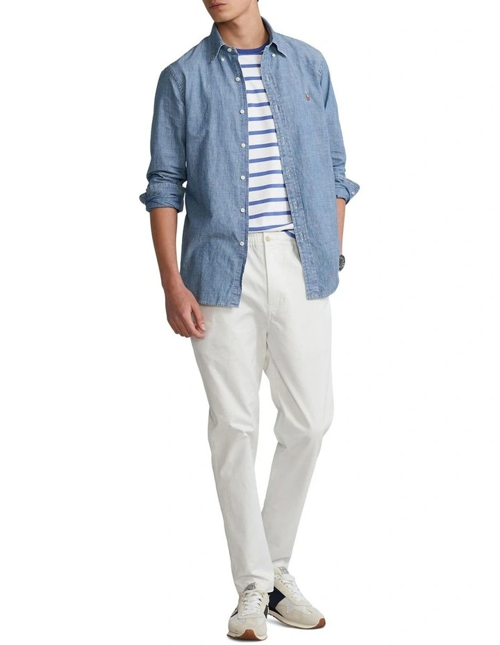 Discount π Polo Ralph Lauren Classic Fit Indigo Chambray π Shirt In Blue π― 5 Discount π Polo Ralph Lauren Classic Fit Indigo Chambray π Shirt In Blue π― - Image 3