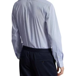 Buy 🥰 Polo Ralph Lauren Slim Fit Striped Stretch Poplin 👕 Shirt In Blue 🥰 -Industrie Shop unnamed file 1446