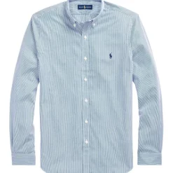 Buy 🥰 Polo Ralph Lauren Slim Fit Striped Stretch Poplin 👕 Shirt In Blue 🥰 -Industrie Shop unnamed file 1448