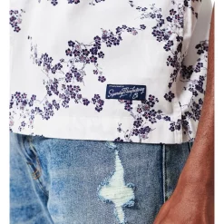 Cheap ✔️ Superdry Vintage Hawaiian 👚 Shirt In Optic Blossom White ⭐ -Industrie Shop unnamed file 146