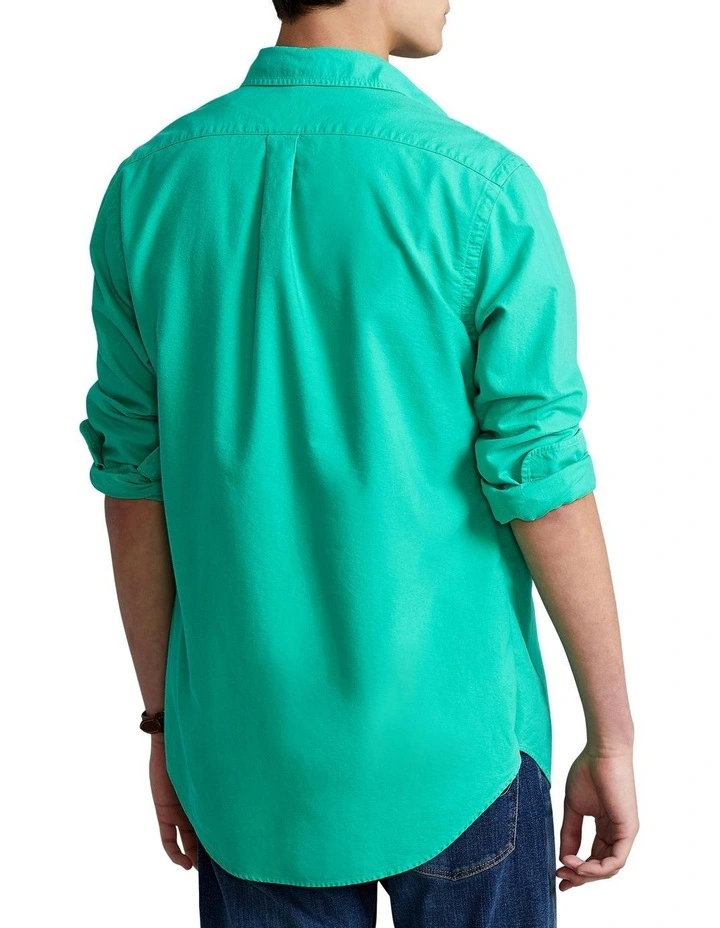 New β¨ Polo Ralph Lauren Classic Fit Garment-Dyed Oxford π Shirt In Green β€οΈ 4 New β¨ Polo Ralph Lauren Classic Fit Garment-Dyed Oxford π Shirt In Green β€οΈ - Image 2