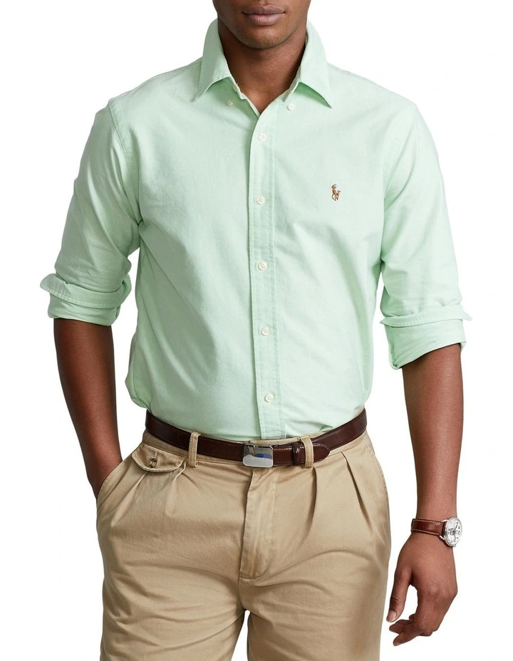 Cheapest π Polo Ralph Lauren Slim Fit Oxford π Shirt In Green π― 3 Cheapest π Polo Ralph Lauren Slim Fit Oxford π Shirt In Green π―