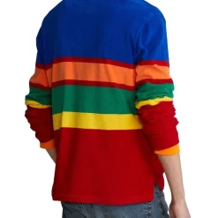 Wholesale ✔️ Polo Ralph Lauren Classic Fit Striped Terry Rugby 👚 Shirt In Multi 🎉 -Industrie Shop unnamed file 1477