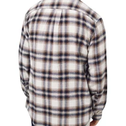 Deals 🎁 Industrie The Attwater Long Sleeve 👚 Shirt Stone In Navy ⌛ -Industrie Shop unnamed file 1486