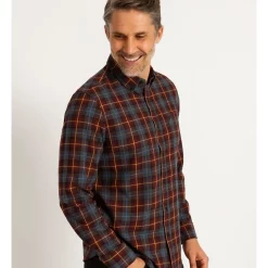 Best reviews of 😉 Reserve Rowling Brushed Check Long Sleeve 👚 Shirt In Burgundy 😉 -Industrie Shop unnamed file 1494