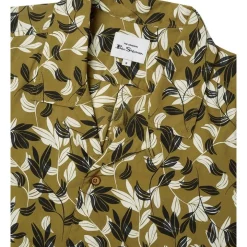Brand new ⌛ Ben Sherman Botanical Print Short Sleeve 👕 Shirt In Green 🧨 -Industrie Shop unnamed file 154