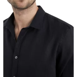 Top 10 ✨ French Connection Linen Classic Fit 👕 Shirt In Black 🤩 -Industrie Shop unnamed file 1558