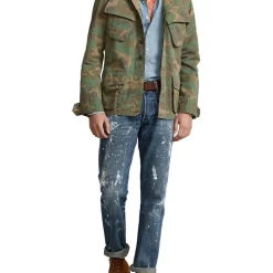 New 😀 Polo Ralph Lauren Camo Ripstop Overshirt In Green 💯 -Industrie Shop unnamed file 1565