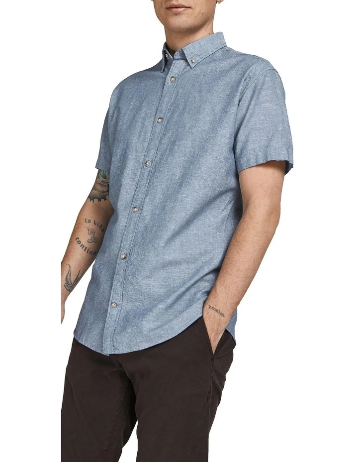 Top 10 π Jack & Jones π Summer π Shirt Short Sleeve π Shirt In Faded Denim π― 5 Top 10 π Jack & Jones π Summer π Shirt Short Sleeve π Shirt In Faded Denim π― - Image 3