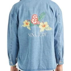 Brand new 🎉 Nana Judy York Denim Over 👕 Shirt In Vintage Indigo ✔️ -Industrie Shop unnamed file 1596