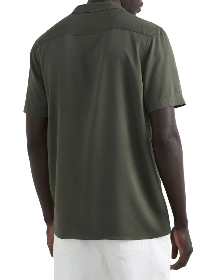 Discount β French Connection Viscose Camp Collar Classic Fit π Shirt β€οΈ 4 Discount β French Connection Viscose Camp Collar Classic Fit π Shirt β€οΈ - Image 2