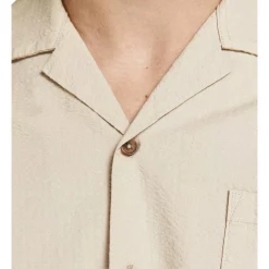 Outlet 🛒 Jack & Jones Positano Resort Short Sleeve 👚 Shirt In Peyote 🤩 -Industrie Shop unnamed file 1623