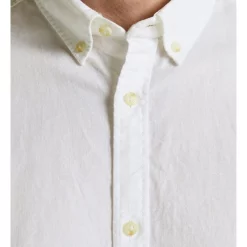 Promo 🧨 Jack & Jones ☀️ Summer 👚 Shirt Short Sleeve 👚 Shirt In White 👏 -Industrie Shop unnamed file 1627